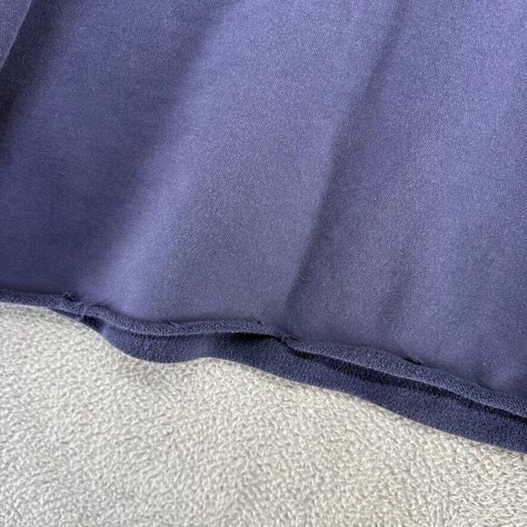 Vintage Ralph Lauren Sweatshirt Adult XL Blue Catch Release Fishing Crop Chopped - Picture 12 of 13